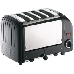 Dualit Toaster 40344 schwarz 4 Schlitze