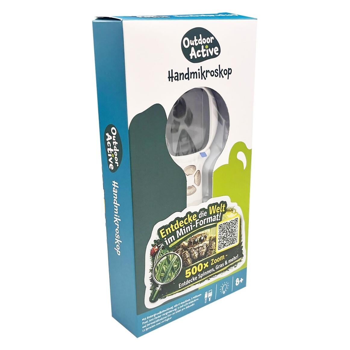 Outdoor Active OA Handmikroskop, USB-C Anschluss (0037602086)