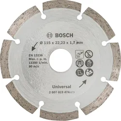 Bosch Diamanttrennscheibe für Baumaterial - 2607019474