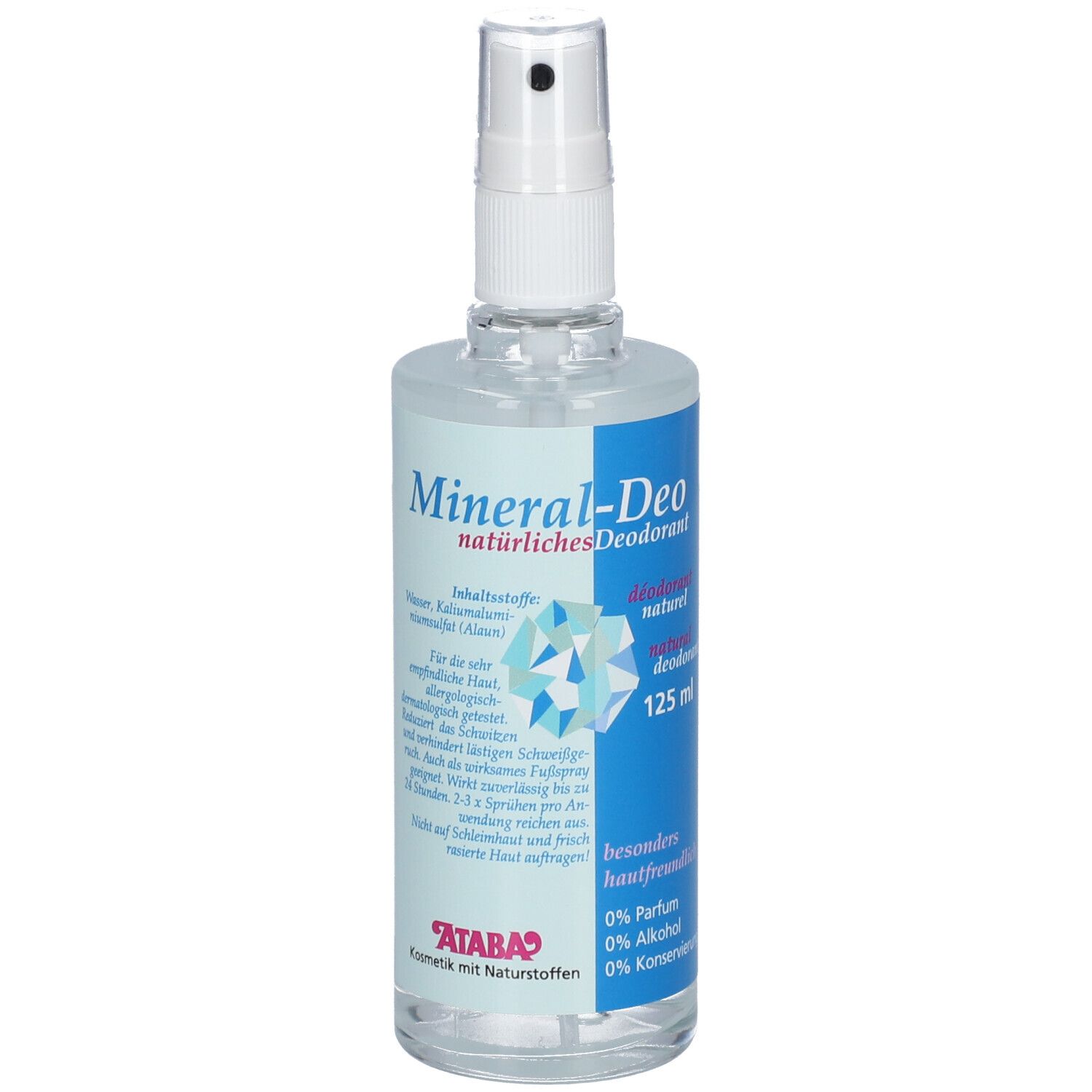 Ataba Mineral Deo Pumpspray Ersatzpackung 125 ml Körperpflege