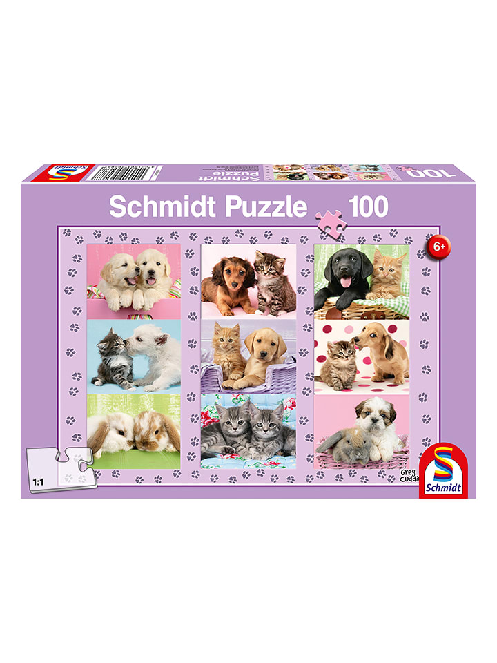 Schmidt Spiele 100tlg. Puzzle "Meine Tierfreunde" - ab 6 Jahren - onesize
