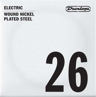 Dunlop Nickel Wound Single Str 026w