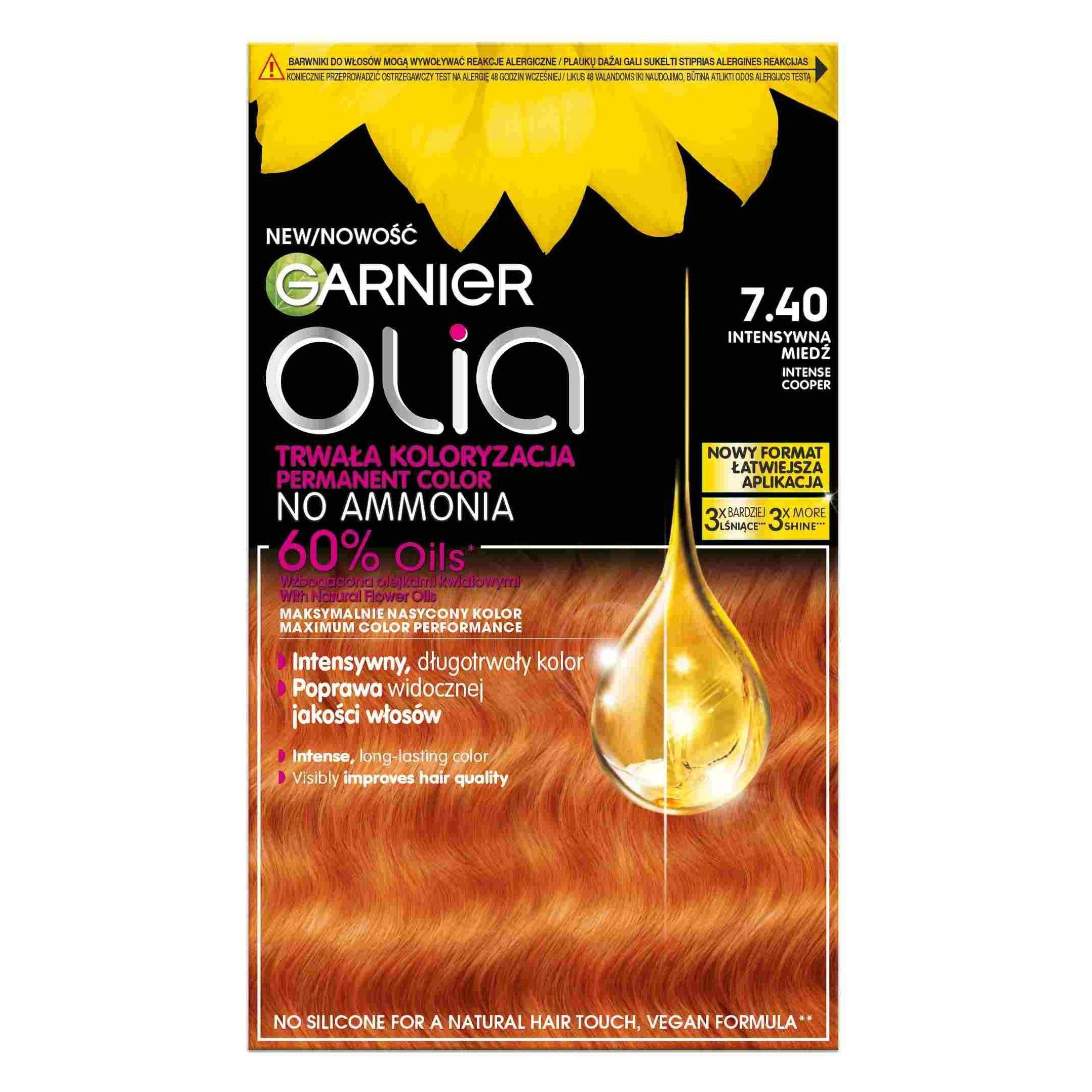 Garnier Olia Haarfarbe 740 Intensives Kupfer (Kupfer) (3600542576871)