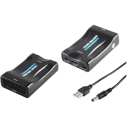 Shiverpeaks S/CONN maximum connectivity SCART auf HDMI Konverter, 1080p, Video Converter