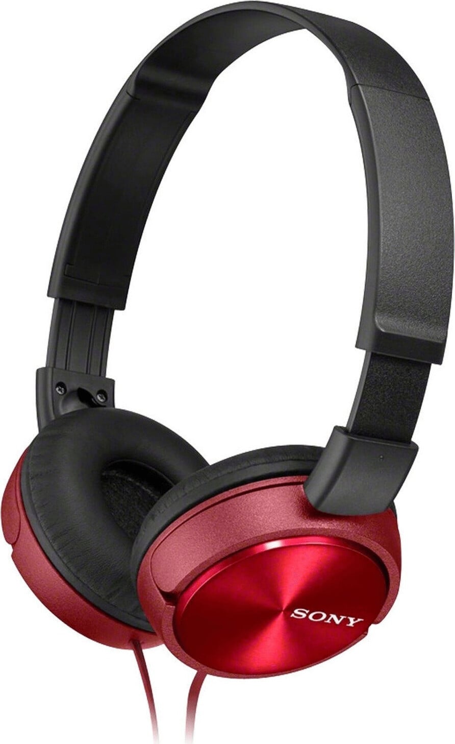 Sony MDR-ZX310AP On-ear hoofdtelefoon met microfoon - Rood