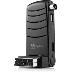 Telesystem TELE System TS6005 Stealth Terrestrial Full HD Schwarz (DVB-T, DVB-T2), TV Receiver, Schwarz