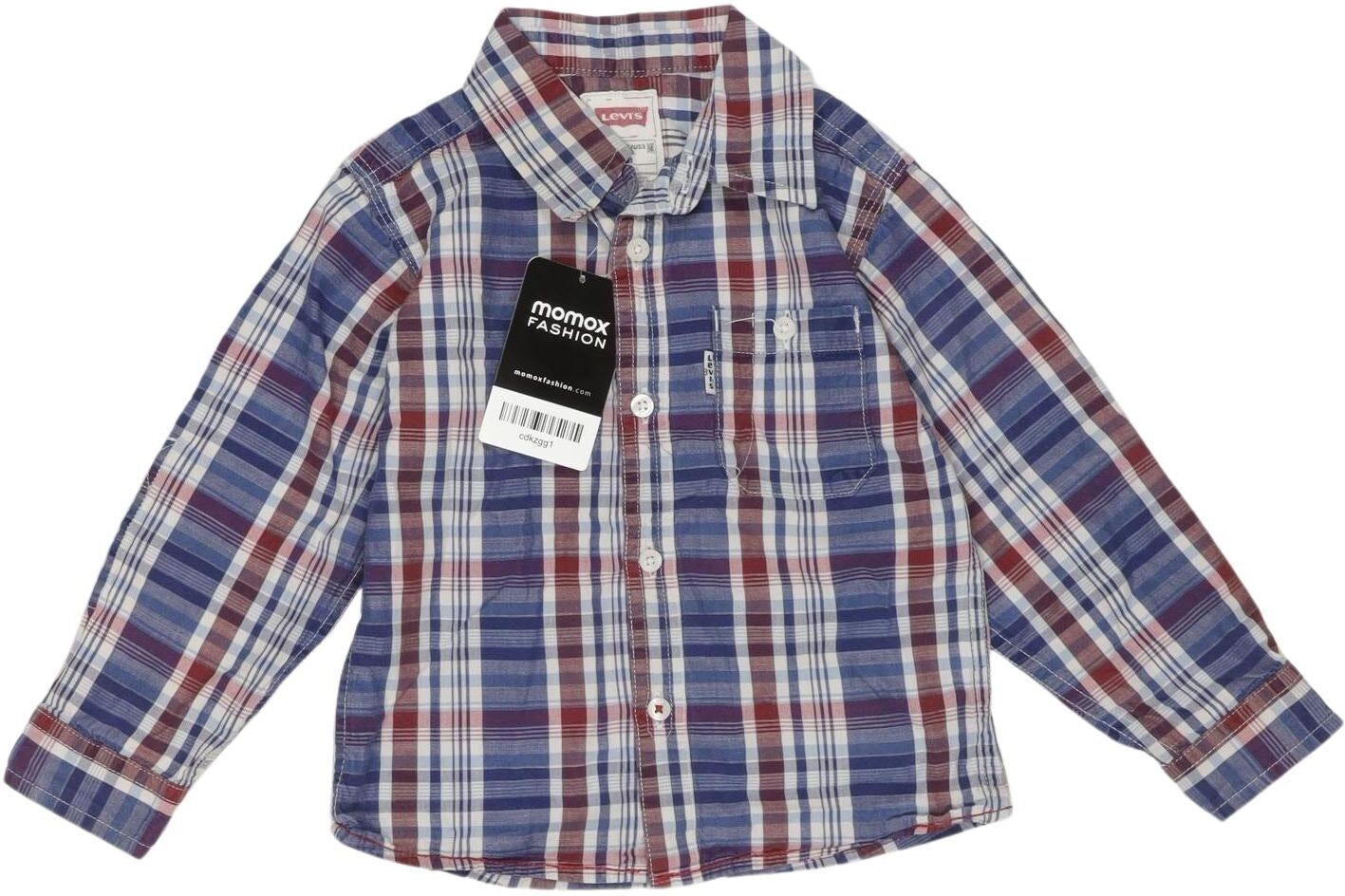 Levis Jungen Hemd, Mehrfarbig, Gr. EU 92, Baumwolle - Second Hand