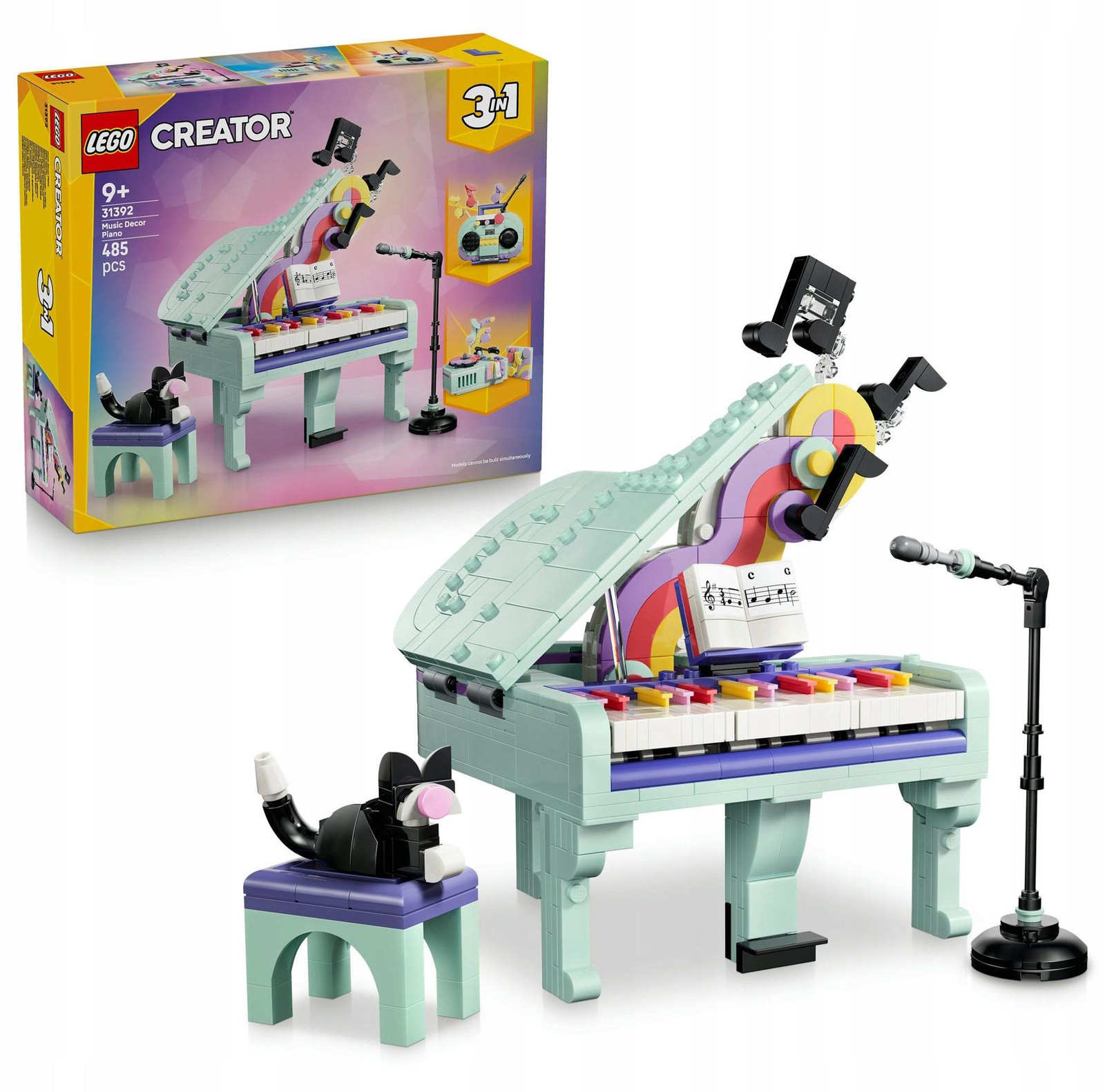 Lego Decoratieve piano met kat