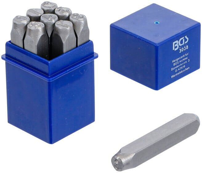Chiffres à frapper 8 mm BGS ; BGS technic (3038)