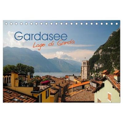 Gardasee. Lago di Garda (Tischkalender 2027 DIN A5 quer), CALVENDO Monatskalender