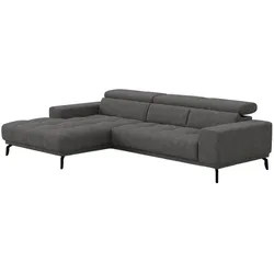 COTTA Ecksofa mit Funktion Jamba Stoff Anthracite