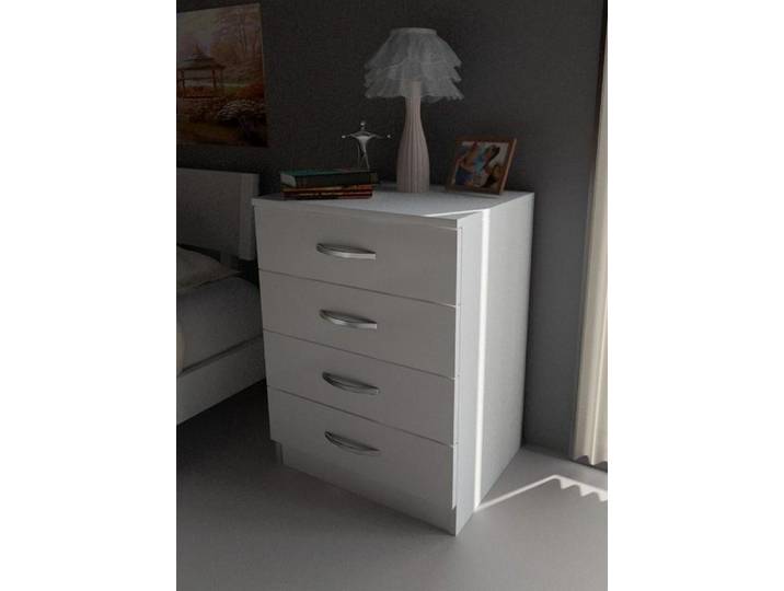 Xlmoebel Kommode XLMOEBEL Kommode aus Holz in hellem Design mit 4 Schubladen (Einzelartikel, Kommode, 4 Schubladen), Made in Europa