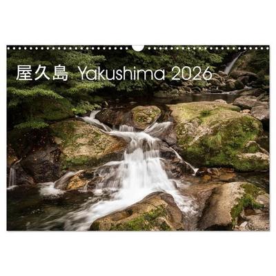 Yakushima - Japans Weltnaturerbe (Wandkalender 2026 DIN A3 quer), CALVENDO Monatskalender