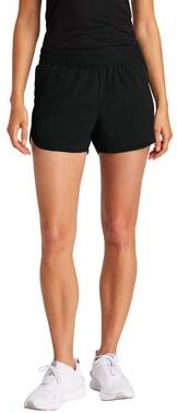 Sport-Tek LST484 Women's Repeat Swift Short in Black size 4XL   Polyester