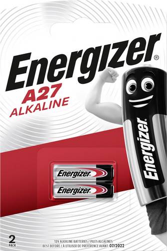Energizer A27 Spezial-Batterie 27A Alkali-Mangan 12V 22 mAh 2St.