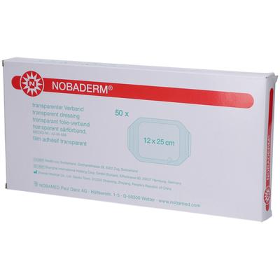 Nobaderm Folienverband 12x25 cm steril 50 St Verband