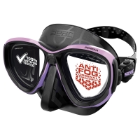 Seac - Serena - Antifog-Tauchmaske - Farbe: Schwarz/Lila