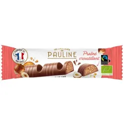 Les Chocolats de Pauline Milchschokolade mit Haselnusspraline & Kekscrunch bio