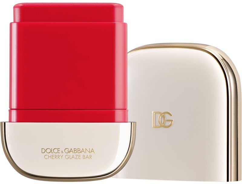 Dolce & Gabbana Cherry Glaze Bar cream blusher stick in a stick shade 04 Sunny Red - Pop Red 11 g