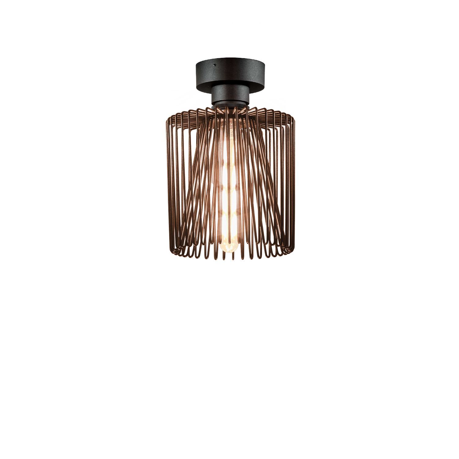 Wever & Ducré Deckenleuchte WIRO 1.8 WIRO CEILING SURF E27 V Rost-Stahl 2082E0V0 5404037317608