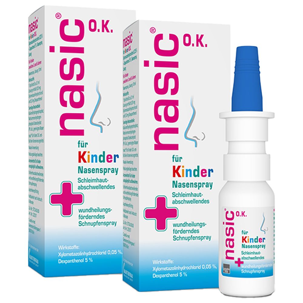 Nasic für Kinder o.K. Nasenspray Doppelpack 2x10 ml