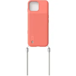 Doro TPU Case/Strap coral für Aurora A3x (Doro Aurora A30), Smartphone Hülle, Rot