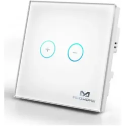 MCO Home, Lichtschalter + Storenschalter, MCOEDT311 - Glass Touch Dimmer UK