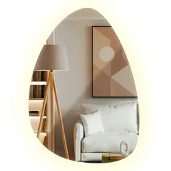 LED SPIEGEL 50x70 cm asymmetrisch 4000K