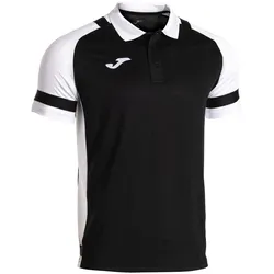 JOMA Lider Poloshirt 102 - schwarz/weiß S