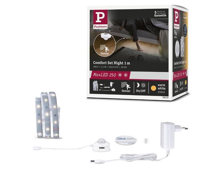 Paulmann MaxLED 250 : Kit de démarrage pour éclairage d'ambiance avec bande LED