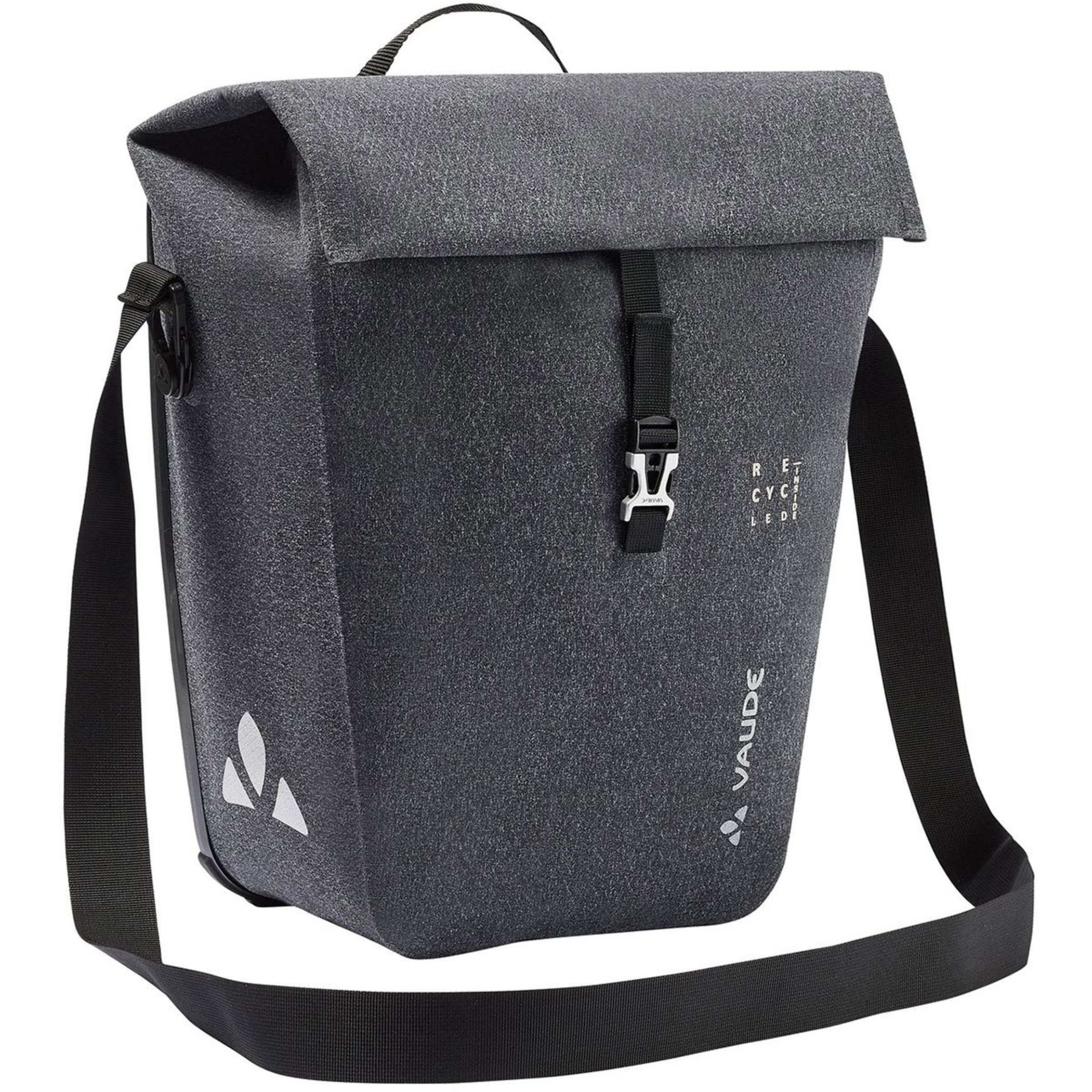 Vaude Recycle Pro Single Fahrradtaschen schwarz Größe 22L Camping Wasserdicht