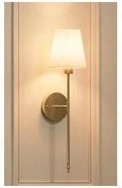 Uplift Picks Rechargeable Amber RGB Wall Sconce With Remote white (no Light Bulb)