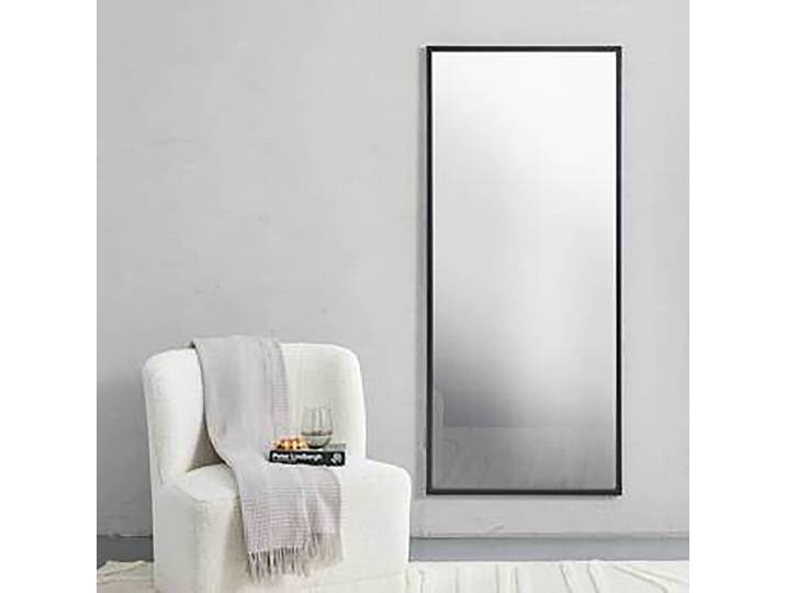 Miroir Alildo - rectangulaire 70 x 160 x 2cm Noir Fer, thermopoudré 70 x 160 x 2cm