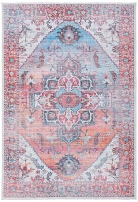 SAFAVIEH Serapi Machine Washable Burbuqe Boho Medallion Rug