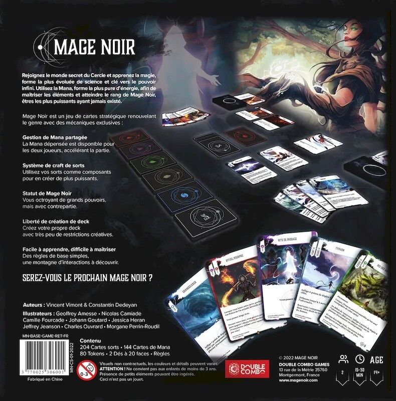 Double Combo Games Mage Noir