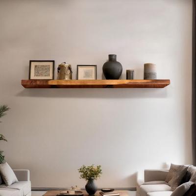 Greenage Acacia Wood Shelf with Live Edge