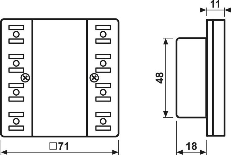 Jung Tastsensor-module 24 V AC/DC, type LS5248TSM