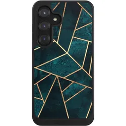 Nivocase Hülle für Samsung Galaxy S25 Handyhülle NIVOcore Case Schwarz Elisabeth Fredriksson Gold & Kupfer (Samsung Galaxy S25), Smartphone Hülle, Gold, Schwarz, Kupfer