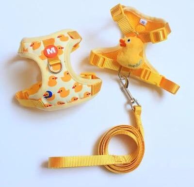 Inspire Essentials SafeStride No Pull Cat Harness And Leash Set yellow xs