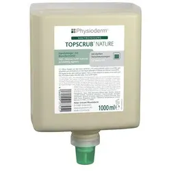 TOPSCRUB® NATURE Handreiniger parfümiert mit Bioreibemittel, 1L Neptuneflasche
