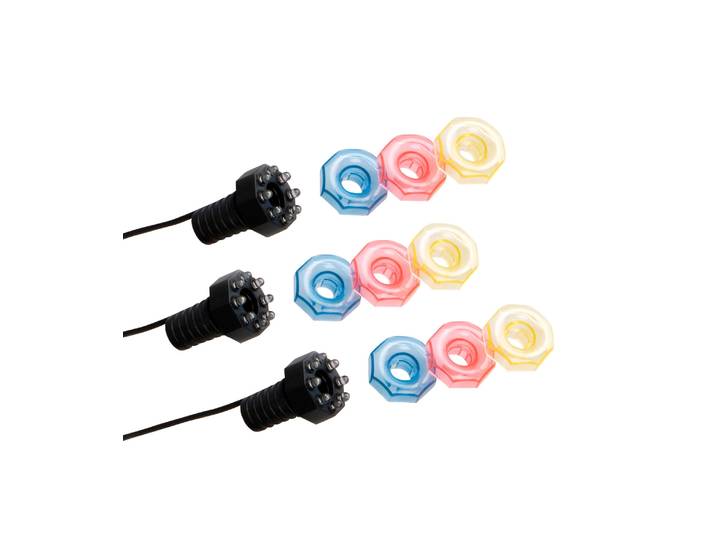 Teichleuchte UBBINK MiniBright , bunt, H:4cm Ø:4cm, Leuchten, Teichleuchte
