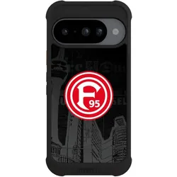 Nivocase Hülle für Google Pixel 10 Stossfeste Handyhülle NIVOmax Case Schwarz Fortuna Düsseldorf Logo (Google Pixel 10), Smartphone Hülle, Schwarz