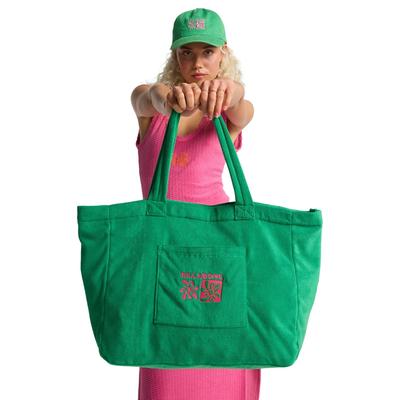 Strandtasche BILLABONG "Beach Girl", Damen, summer grün, Baumwolle, Taschen Strandtasche