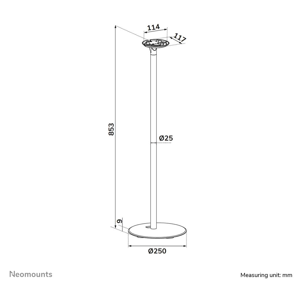 Neomounts Speaker stand for Sonos Era 10 (Ständer) (FL45-721WH1)