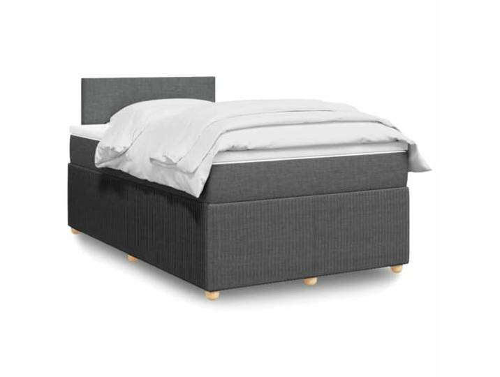 RJPLMFV Lattenrost mit Matratze, Dunkelgrau, 120 x 200 cm Individuelle Taschenfedern, abnehmbarer waschbarer Bezug, atmungsaktives Polyestergewebe, reduziert die Bewegung