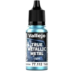 Vallejo True Metallix Metal LIGHT Hydra Turquoise 18ml (112)
