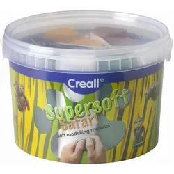Creall, Modelliermasse, Supersoft Klei Safari kleuren, 1750gr.