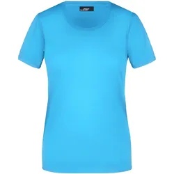 Damen Basic T-Shirt "JN901" - L - aqua