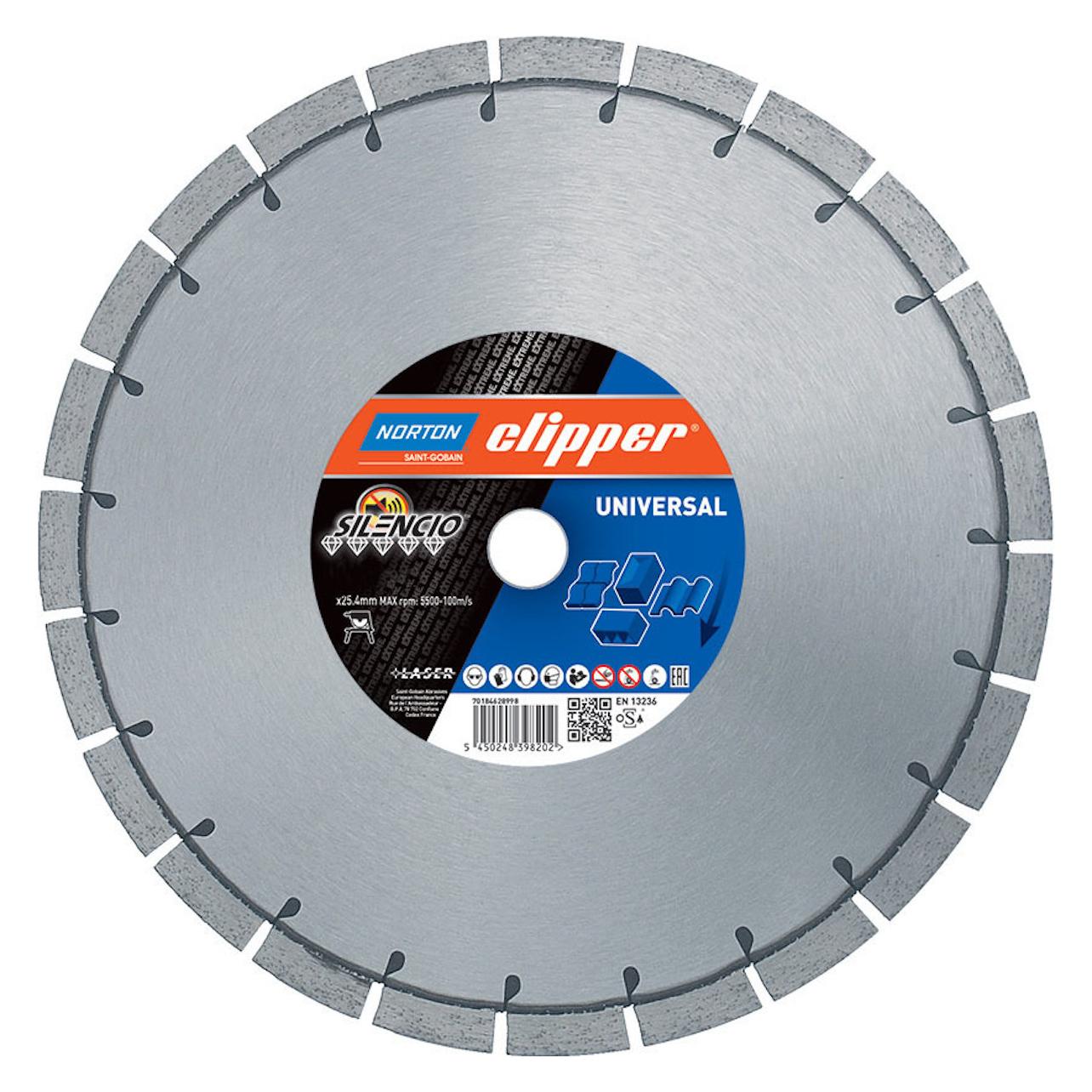 Norton Clipper Clipper Diamanttrennscheibe Extreme Universal Silencio - 450x25,4 mm (70184694368)