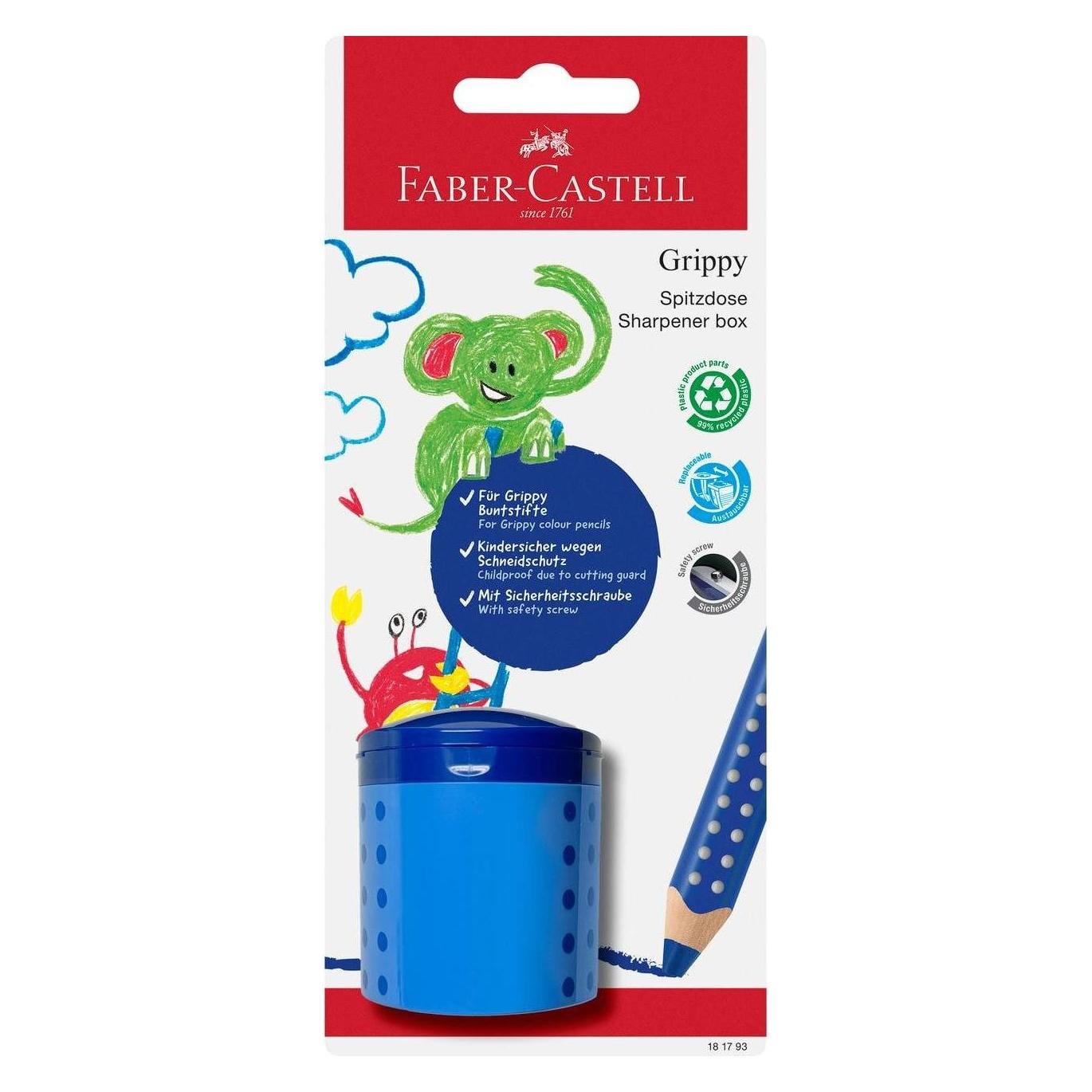 Faber-Castell Spitzdose Grippy BK (181793)